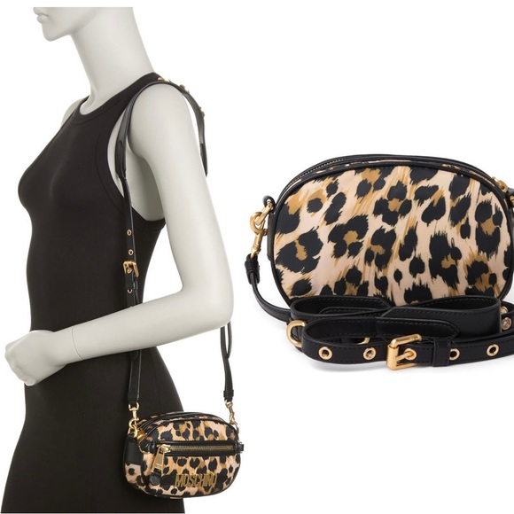 Moschino Leopard Small Crossbody Bag - Picture 2 of 9
